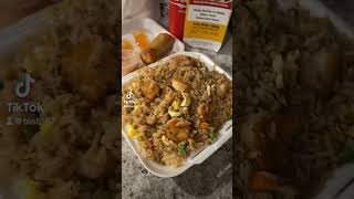 Extreme Teriyaki Grill Express shrimphibachi dinner fyp letseat [upl. by Creight374]