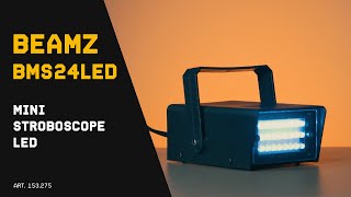 BeamZ BMS24LED Mini Stroboscope LED  153275 [upl. by Lissie269]