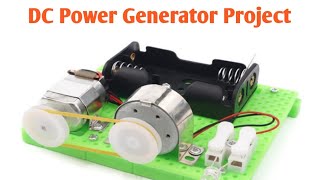 DC motor power generator [upl. by Ecilegna]