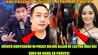 Driver Bodyguard ni Police Major Allan De Castro HULI NA  SUKO NA dahil sa PabuyaCatherine Camilon [upl. by Netaf581]