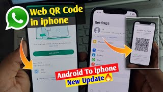 whatsapp web in iphone  how to use one whatsapp in two phones  whatsapp new update in iphone [upl. by Ahsienet]