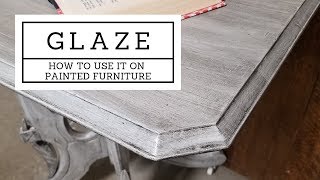 Adding Glaze to Painted Furniture [upl. by Nolte]