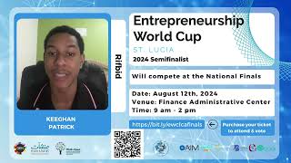 Saint Lucian Aspires To Participate In Business Pitch Competition In Saudi Arabia [upl. by Htomit]