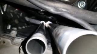 2003 Bmw 540i 740i X5 new water pump coolant crossover pipe quick install [upl. by Okimuk]