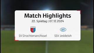 Highlights SV Drochtersen Assel  SSV Jeddeloh II [upl. by Ladew]