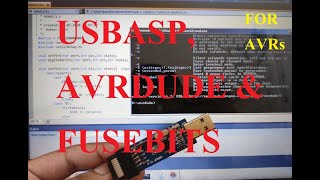 AVR  USBASP  AVRDUDE  Fuse Bits  HEX File Burn  Flash into Microcontroller [upl. by Abbot959]