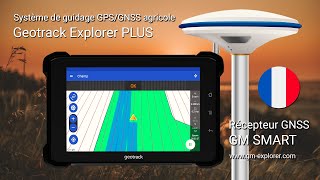 Traitement sur le terrain Système de guidage GPSGNSS agricole Geotrack Explorer Plus [upl. by Melliw]