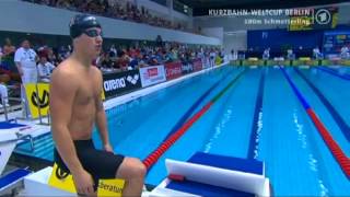 FINA world cup 2012 Berlin  100m butterfly men final [upl. by Anoyet565]