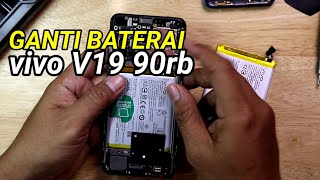 Ganti baterai vivo v19 pakai kw harga 90rb [upl. by Raskin412]