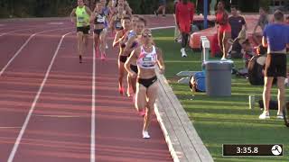 Bowerman Track Clubs Kaylee Mitchell Flies To Sunset Tour 1500m Win Full Race [upl. by Alit844]