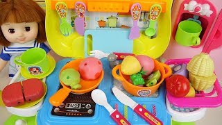 Baby doll food car kitchen cooking play baby Doli [upl. by Raab415]