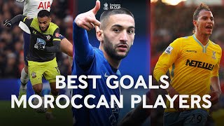 Ziyech Boufal amp Chamakh  Best Goals By Moroccan Players  Emirates FA Cup [upl. by Selohcin267]