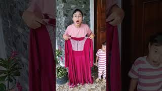 Baju viral tutun dari langit 😂 funny shorts [upl. by Lori]