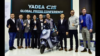 YADEA EICMA 2019  YADEA C1S  YADEA G5  Live playback [upl. by Tebzil]