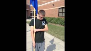 guidon bearer procedures [upl. by Elleahcim974]