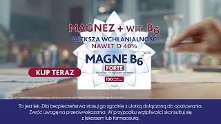 Magne B6 Forte magnez  witamina B6 Większa wchłanialność nawet o 40 [upl. by Oalsinatse]