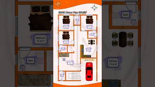 30x50 house plan  3BHK Floor Plan [upl. by Eissirc]