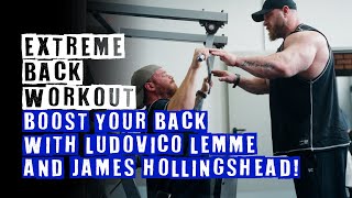 Unleash Your Power Back Workout with Ludovico Lemme and James Hollingshead for Ultimate Strength [upl. by Dione852]