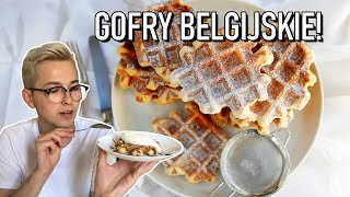 GOFRY BELGIJSKIE chrupiące z zewnątrz delikatne w środku [upl. by Ahsuat560]