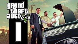 Lets Play GTA V GTA 5  EP01  Sticky Situations [upl. by Knitter]