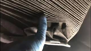 How to replace pollencabin filter VW TOURAN Full HD [upl. by Cristen827]