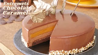 Entremets CHOCOLAT CARAMEL  Gâteau au Chocolat Ultra Gourmand [upl. by Starla]