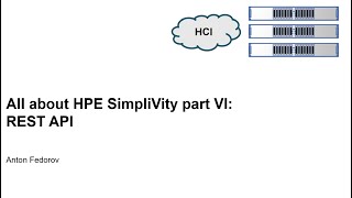 All about HPE Simplivity Part 6 REST API [upl. by Rodmur]