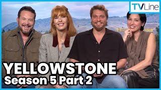 Yellowstone Season 5 Part 2 Cast Interview [upl. by Notsuj]