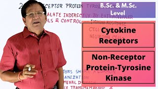 Cytokine Receptor amp NonReceptor ProteinTyrosine Kinase  BSc amp MSc Level [upl. by Elleiad]