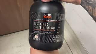 BREAKDOWN of GNC AMP Sustained Protein Blend [upl. by Aramak349]