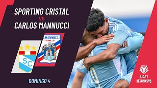 Sporting Cristal 40 Mannucci resumen goles y mejores jugadas del partido de hoy por la Liga1 2024 [upl. by Attena]