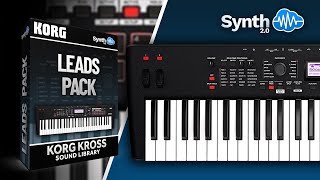 LEADS PACK SOUNDS BANK  KORG KROSS 12 [upl. by Anirhtak]