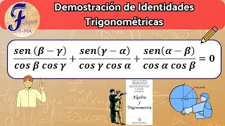 Aprende Como DEMOSTRAR IDENTIDADES TRIGONOMÉTRICAS de forma Rápida [upl. by Anel]