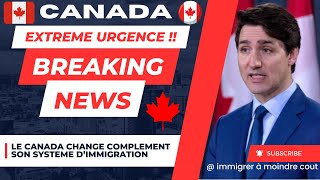 CANADA très urgent  changement complet du système dimmigration ces prochaines années 20252027 [upl. by Nnyleve]