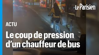 Un chauffeur de bus RATP mis à pied après sêtre filmé en train dintimider un cycliste [upl. by Dulcinea856]