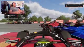 Carreras de F1 23 con las ayudas que quieras sin daños para aprender a jugar en Discord y chat voz [upl. by Leandro]