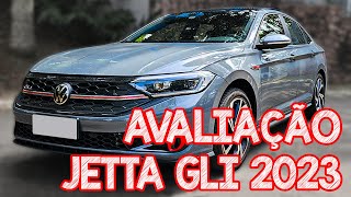 Avaliação Volkswagen Jetta GLI 2023  É O VW GOLF GTI SEDAN O MELHOR SEDAN [upl. by Maclean]