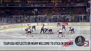 Team USA reflects on warm welcome to Utica special atmosphere in IIHF Womens World championship [upl. by Ojela]