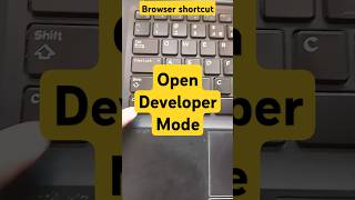 Developer mode Shortcut in web browser shortcutkeys shorts viralvideo programmer [upl. by Aynnat]