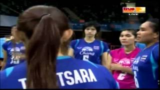 คิวบา  ไทย 230513 เซต 3 China International Womens Tournament 2013 [upl. by Edbert]