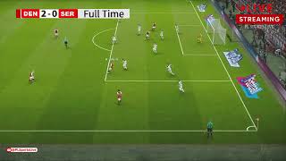 Denmark vs Serbia  UEFA Nations League 2024  eFOOTBALL PES21 Gameplay PLSL 490 [upl. by Dorinda]