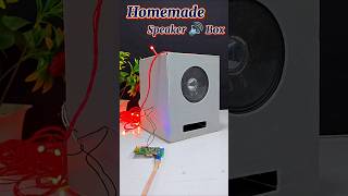 Diy Homemade Speaker Box😍 Part 2 shorts diy project speakerbox creatidoashishshorts [upl. by Tran]