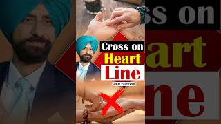 Cross on Heart Line Signs Hand Dikki Palmistry astrology dikkipalmistry manifestation palmistry [upl. by Child]