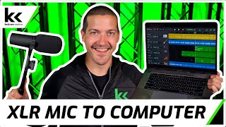 How to Connect XLR Mic To Computer Mac or PC [upl. by Imot]