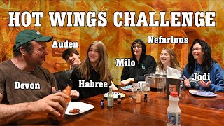 LARRATT SPICY WING CHALLENGE FT devlarratt JodiLarratt123 audenlarratt milolarratt [upl. by Lombardo]