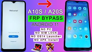 Samsung A10SA20S Frp Bypass Android 11 No Launcher apk  No Alliance Shield X Google Account Bypass [upl. by Ori169]