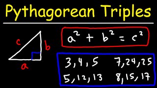 Pythagorean Triples [upl. by Enitsirc]