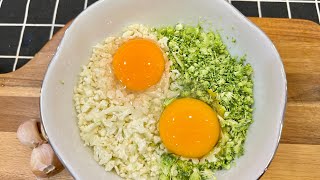 Delicious and easy broccoli cauliflower omelette quick simple breakfast recipe simple meal cooking [upl. by Aralc983]