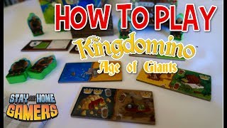 How to Play Kingdomino Age of Giants Board Game [upl. by Xymenes]