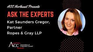 Ask the Experts speak with Kat Gregor Partner at Ropes amp Gray Kat discusses Biden admin plans [upl. by Erehc788]